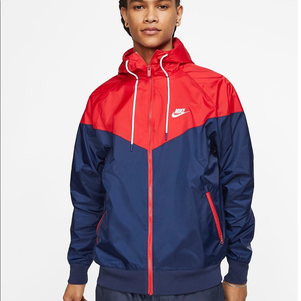 Nike Sportswear Windrunner - Red, White & Blue (L)